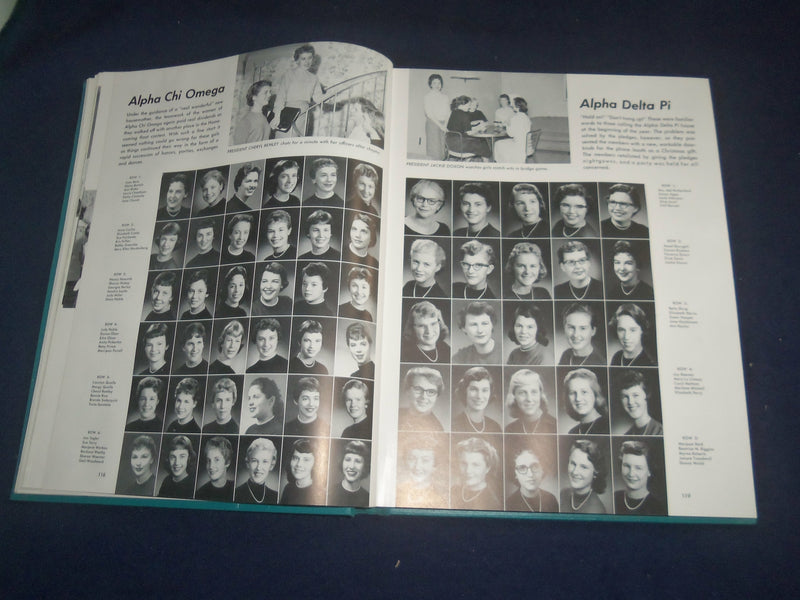 1958 CHINOOK WASHINGTON STATE COLLEGE YEARBOOK - PULLMAN, WASHINGTON - YB 2344