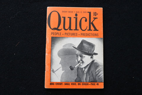 1949 AUGUST 8 QUICK DIGEST MAGAZINE - BING CROSBY COVER - K 2416