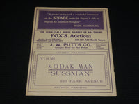 1908-1909 THE MELTING POT PROGRAM - BALTIMORE PERFECT PLAYHOUSE - J 6872