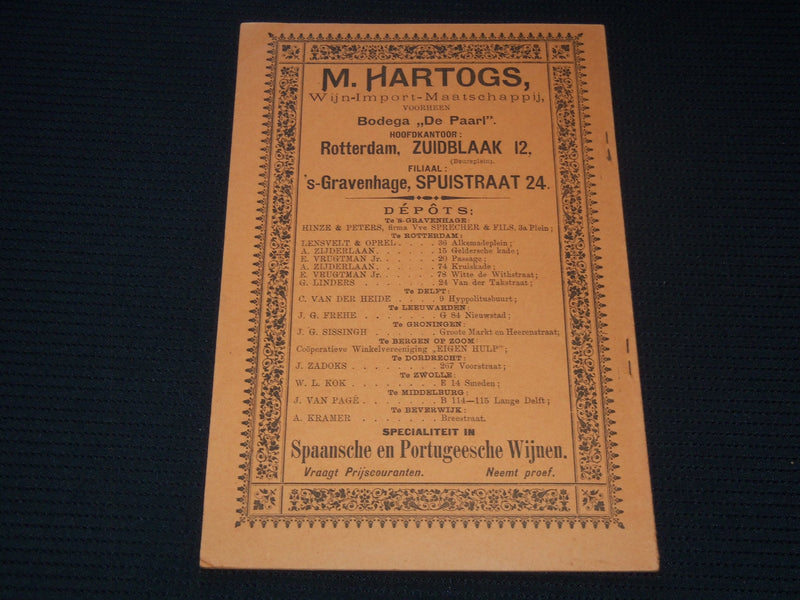 1898 OFFICIEELE FEESTWIJZER BOOK NO. 3 & 4 - DUTCH - SOFTCOVER - J 8029