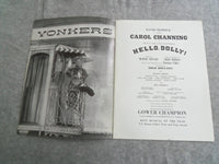 1967 HELLO, DOLLY! PROGRAM - CAROL CHANNING - DENVER AUDITORIUM THEATRE - J 7634