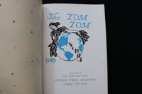 1945 TOM TOM OWEGO FREE ACADEMY YEARBOOK - OWEGO NEW YORK - HARDCOVER - YB 3481