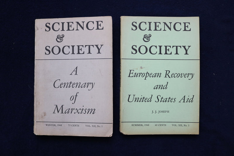 1948-1955 SCIENCE & SOCIETY QUARTERLY MAGAZINE - LOT OF 6 - O 3607