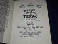 1978 BEST LITTLE WHOREHOUSE IN TEXAS MUSICAL PROGRAM STARRING GIL ROGERS - J 417