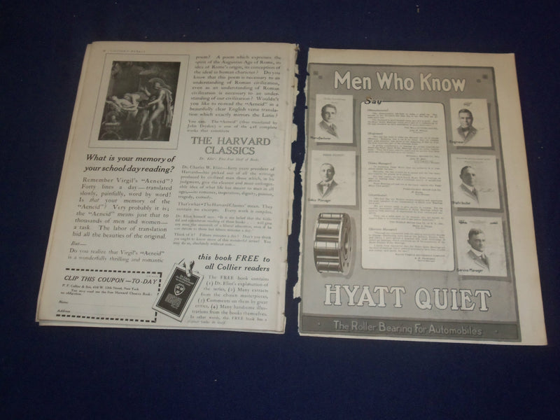 1917 MARCH 10 COLLIER'S MAGAZINE - CIRCULATION MORE THAN A MILLION - ST 6718