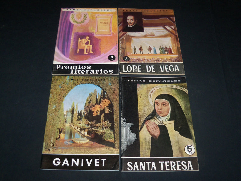 1955-1965 TEMAS ESPANOLAS MAGAZINE LOT OF 8 ISSUES - GREAT PHOTOS - O 2523