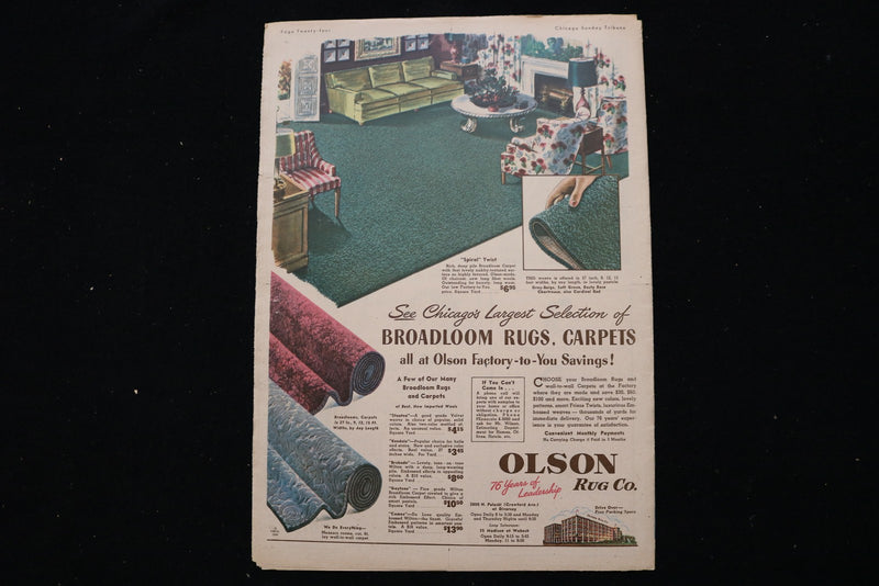 1950 MAY 7 CHICAGO SUNDAY TRIBUNE MAGAZINE - V. MATURE-H. LAMARR COVER - E 25503