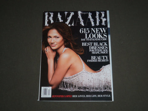 2002 DECEMBER HARPER'S BAZAAR MAGAZINE - JENNIFER LOPEZ COVER - SP 4568