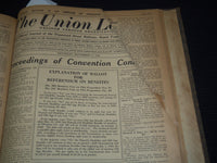1939 THE UNION LEADER - CHICAGO RAILWAY - RAPID - BUS EMPLOYEES BOUND VOLUME