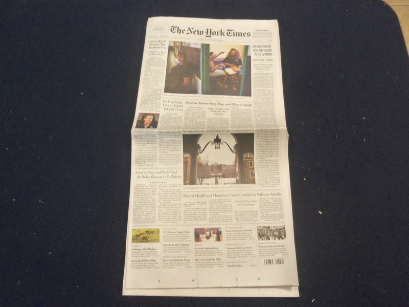 2021 FEBRUARY 25 NEW YORK TIMES - ONE-DOSE VACCINE GETS STEP CLOSER TO APPROVAL