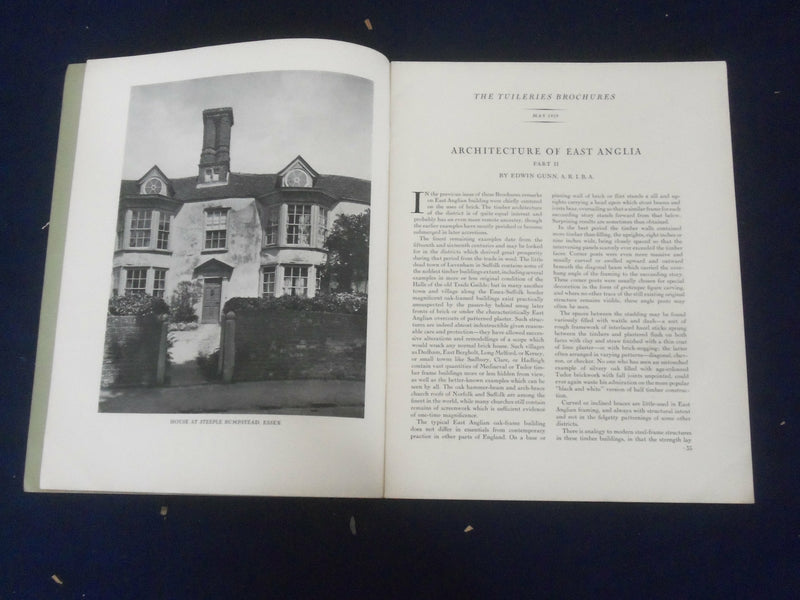 1929-1930 THE TUILERIES BROCHURES - LOT OF 5 - J 6465