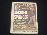 2020 JULY 13 NEW YORK DAILY NEWS NEWSPAPER - CLINT FRAZIER TO WEAR MASK