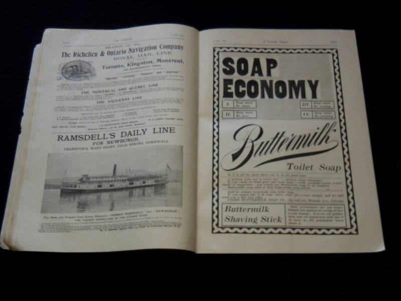 1894 JUNE 9 THE OUTLOOK MAGAZINE - OUTING NUMBER - NICE ILLUSTRATIONS - SP 3254A