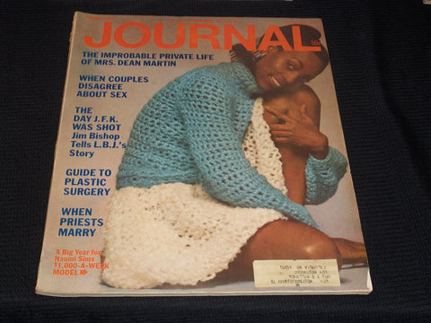 1968 NOVEMBER LADIES' HOME JOURNAL MAGAZINE - NAOMI SIMS FRONT COVER - E 4431