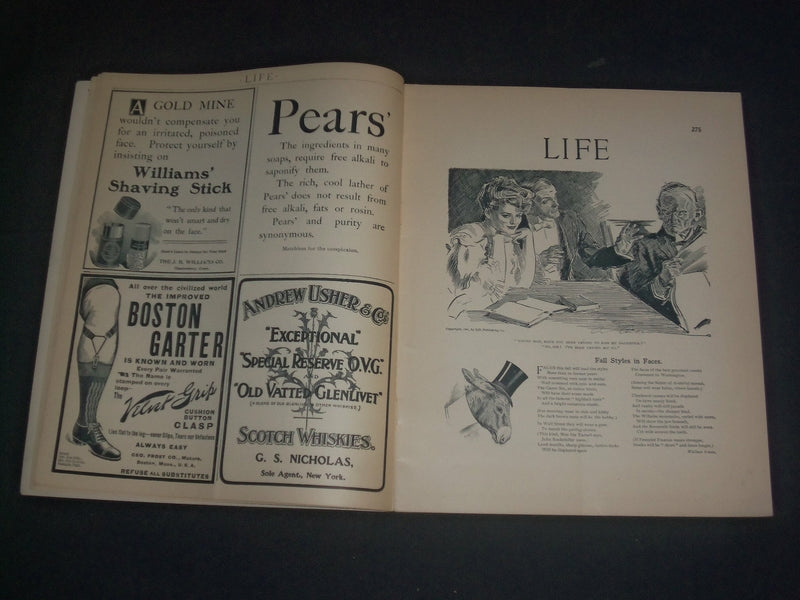 1905 SEPTEMBER 7 LIFE MAGAZINE - NICE ILLUSTRATIONS, ADS & STORIES - B 6209