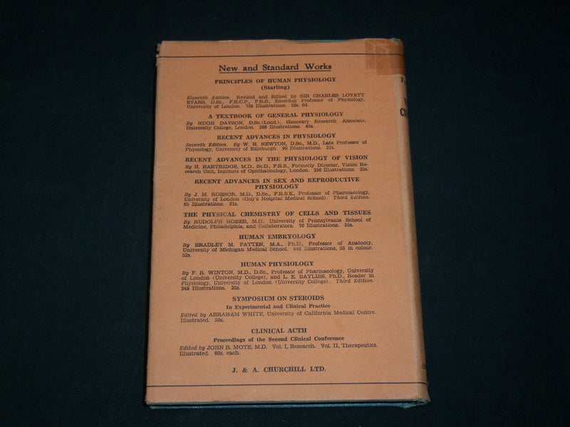 1952 VISCERAL CIRCULATION - CIBA SYMPOSIUM HARDCOVER BOOK - KD 6464