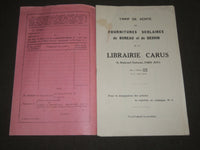1900'S FOURNITURES SCOLAIRES ET GENERALES FRENCH CATALOGUE - FR 631