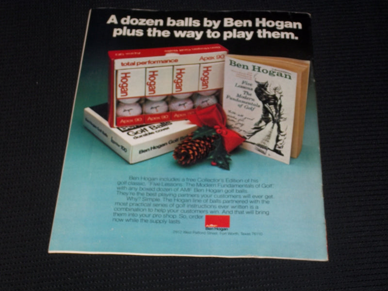 1978 NOVEMBER 17-24 GOLF WORLD MAGAZINE - LEVI & MANN FRONT COVER - E 6703