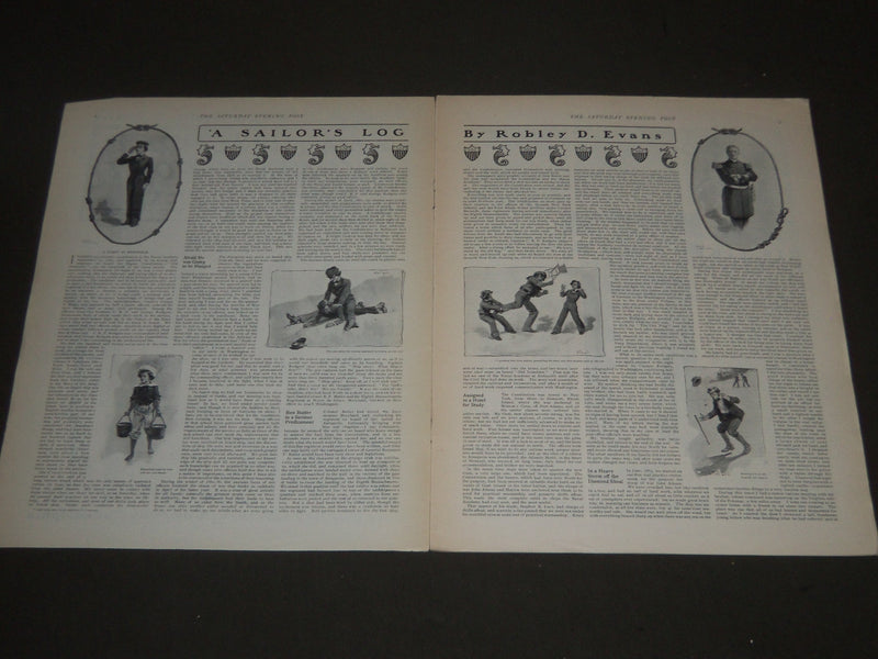 1901 MARCH 16 THE SATURDAY EVENING POST MAGAZINE - ILLUSTRATED COVER - SP 526