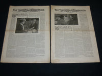 1900 YOUTH'S COMPANION MAGAZINE LOT OF 2 - FRIENDS BY EDITH WHARTON - ST 530W