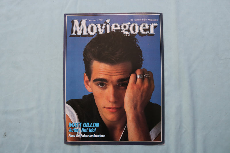 1983 DECEMBER MOVIEGOER MAGAZINE - MATT DILLON COVER - FRENCH - E 19814