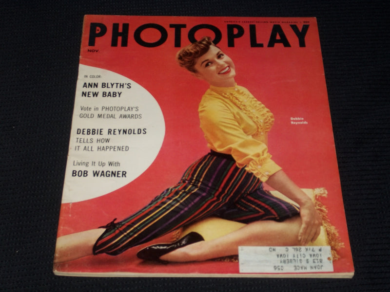 1954 NOVEMBER PHOTOPLAY MAGAZINE - DEBBIE REYNOLDS FRONT COVER - E 5379