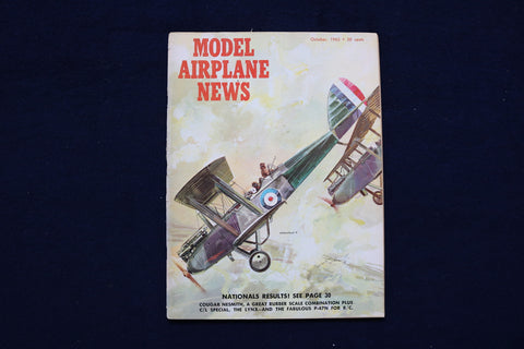 1965 OCTOBER MODEL AIRPLANE NEWS MAGAZINE - DEHAVILLAND 9 COVER - E 11587