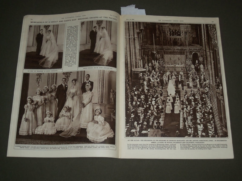 1960 MAY 14 THE ILLUSTRATED LONDON NEWS MAGAZINE - ROYAL WEDDING NUMBER- SP 8306