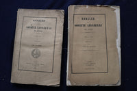 1847-1894 ANNALES DE LA SOCIETE LINNEENNE DE LYON BOUND VOLUMES-LOT OF 13-O 3495