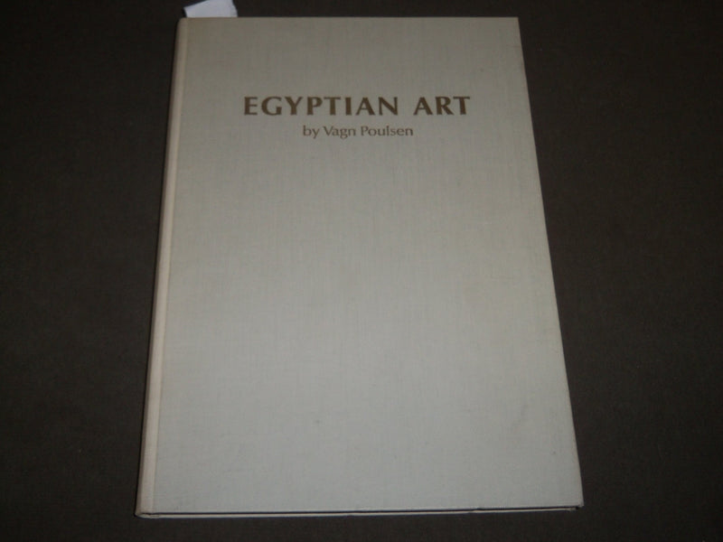 1968 EGYPTIAN ART HARDCOVER BOOK BY VAGN PPOULSEN - KD 4899