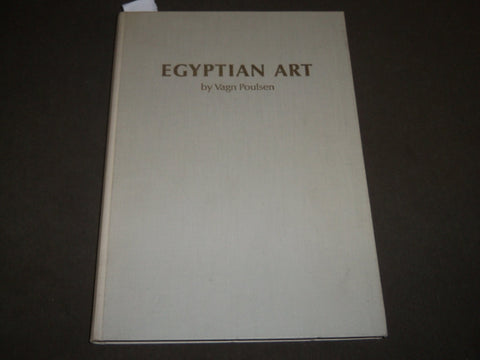 1968 EGYPTIAN ART HARDCOVER BOOK BY VAGN PPOULSEN - KD 4899