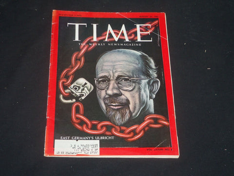 1961 AUGUST 25 TIME MAGAZINE - EAST GERMANY'S WALTER ULBRICHT - T 1811