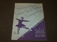 1934 FEBRUARY 3 WESTERN OPEN INDOOR SPEED SKATING CHAMPIONSHIPS PROGRAM - J 3499