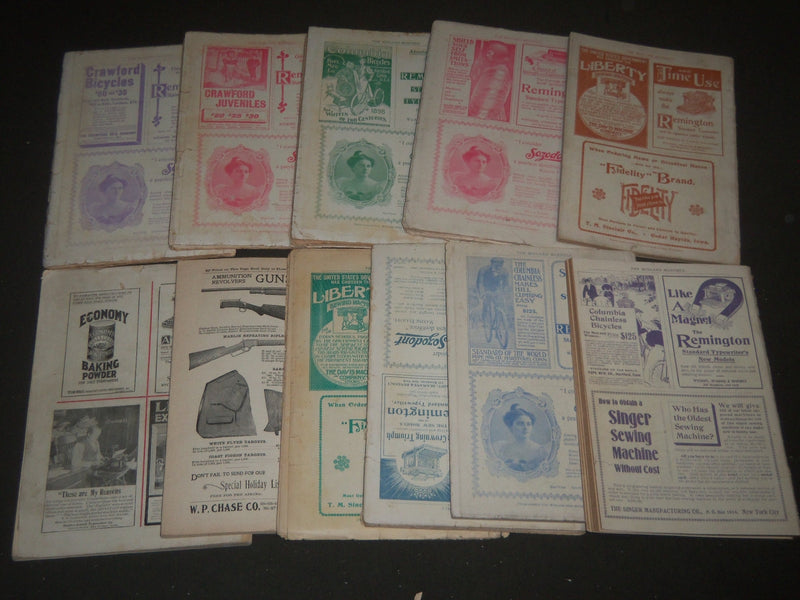 1898-1899 THE MIDLAND MONTHLY MAGAZINE LOT OF 11 ISSUES - NICE PHOTOS - WR 1283