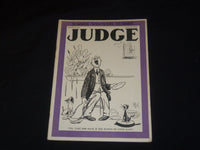 1925 AUGUST 29 JUDGE MAGAZINE - SUMMER WIDOWERS NUMBER - ST 5520