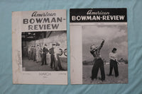 1945 AMERICAN BOWMAN-REVIEW MAGAZINE - LOT OF 11 - O 3751