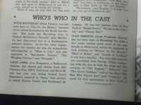 1940 MAY 20 PLAYBILL PROGRAM - MALE ANIMAL - DON DEFORE - J 6477