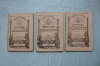 1880 BALLOU'S MONTHLY MAGAZINE - COMPLETE YEAR - LOT OF 12 - O 3975