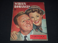 1948 FEBRUARY SCREEN ROMANCES MAGAZINE - VAN JOHNSON & JUNE ALLYSON - E 12496