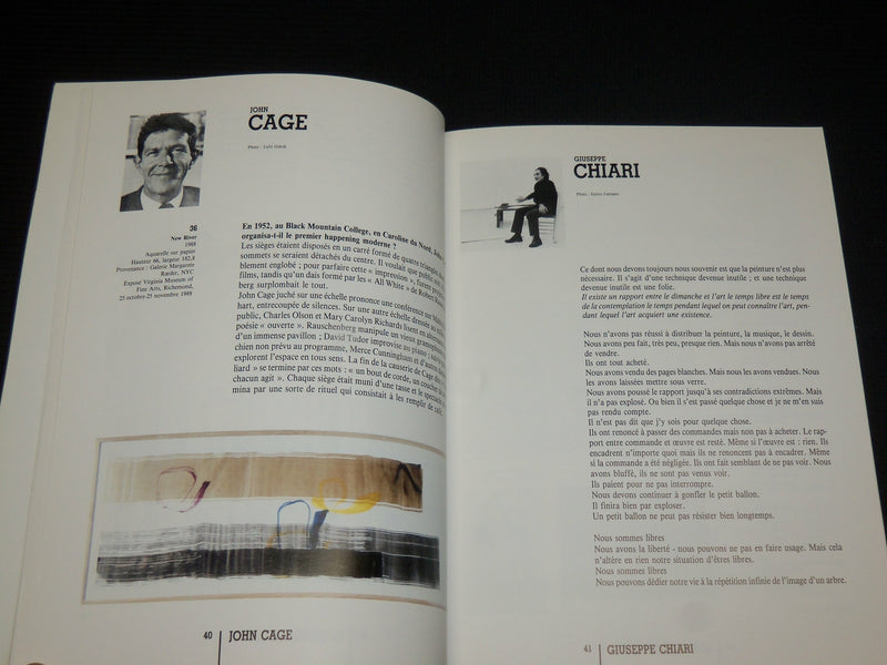1989 HAPPENINGS & FLUXUS SOFTCOVER BOOK BY CHARLES DREYFUS - FRENCH - R 727C