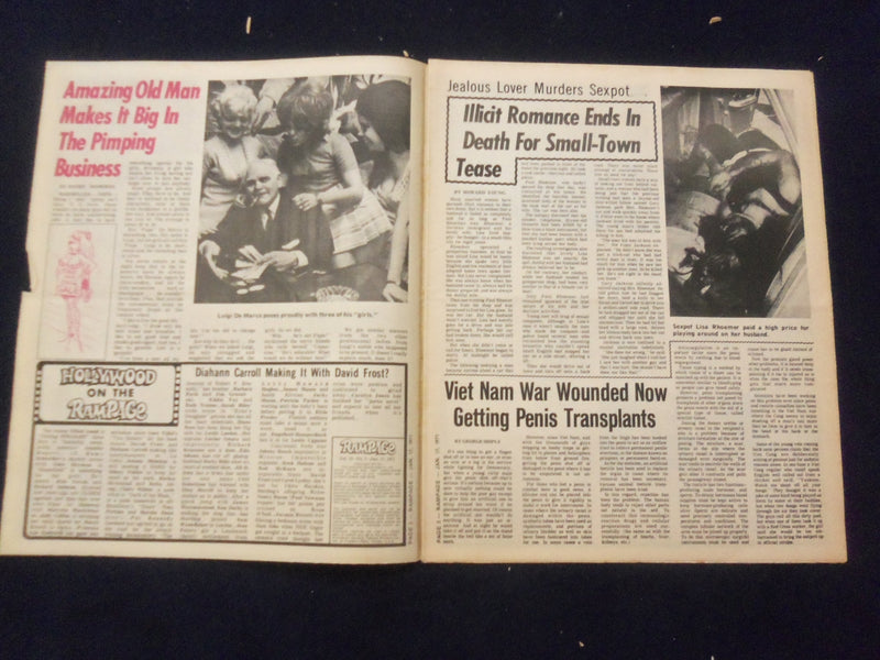 1971 JAN 17 RAMPAGE NEWSPAPER - LANDLADY TAUGHT ME HOW TERRIBLE SEX IS - NP 7292
