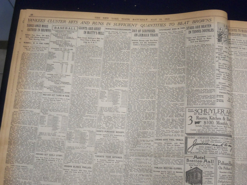 1918 MAY 18 NEW YORK TIMES - AMERICAN TROOPS JOIN BRITISH - NT 8196