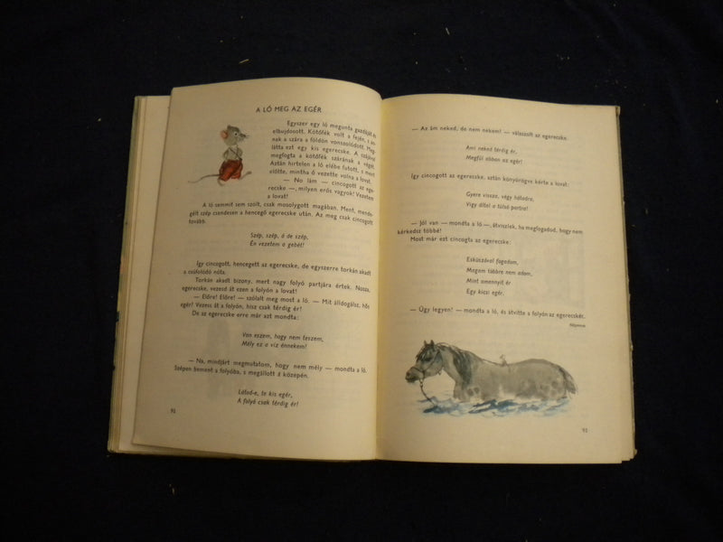 1959 OLVASOKONYV HARDCOVER BOOK - TANKONYVKIADO - HUNGARIAN TEXT - KD 8079