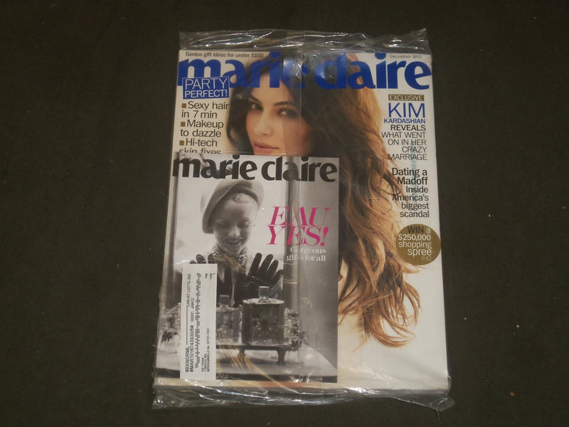2011 DECEMBER MARIE CLAIRE MAGAZINE - KIM KARDASHIAN COVER - B 3336