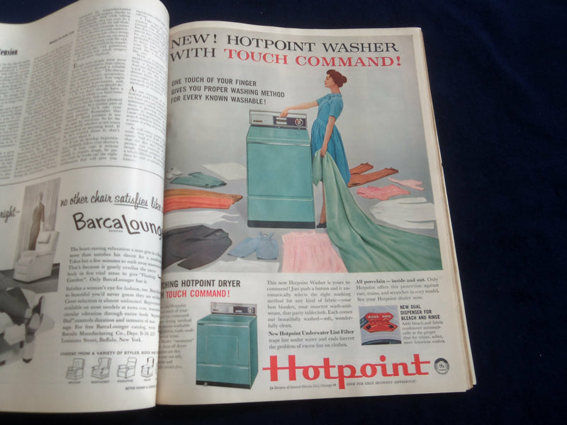 1960 MARCH BETTER HOMES AND GARDENS MAGAZINE -NICE COVER, PHOTOS & ADS- ST 4628L
