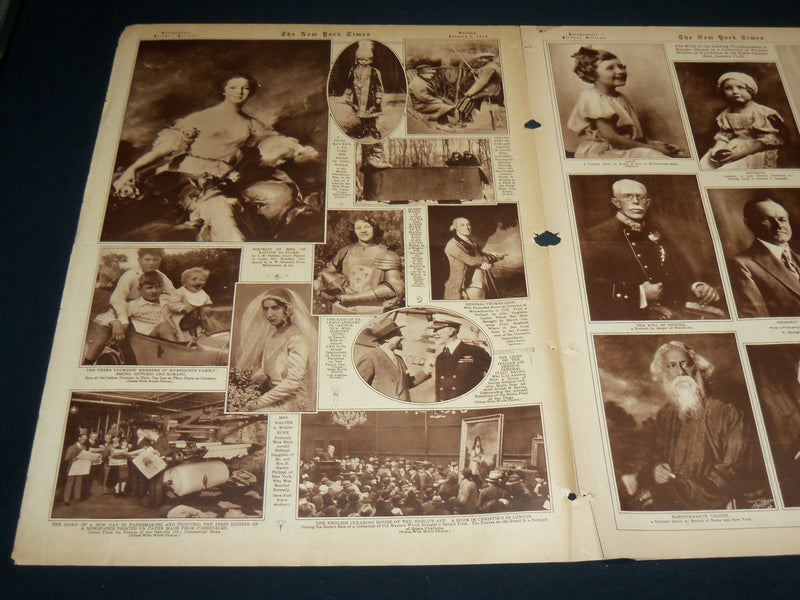 1929 JANUARY 6 NEW YORK TIMES ROTO PICTURE SECTION - GOVERNOR ROOSEVELT- NT 9394