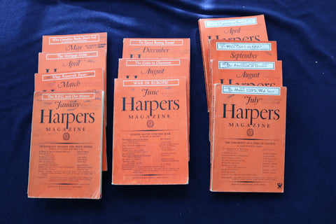 1933-1935 HARPER'S MAGAZINE - LOT OF 11 - O 3426