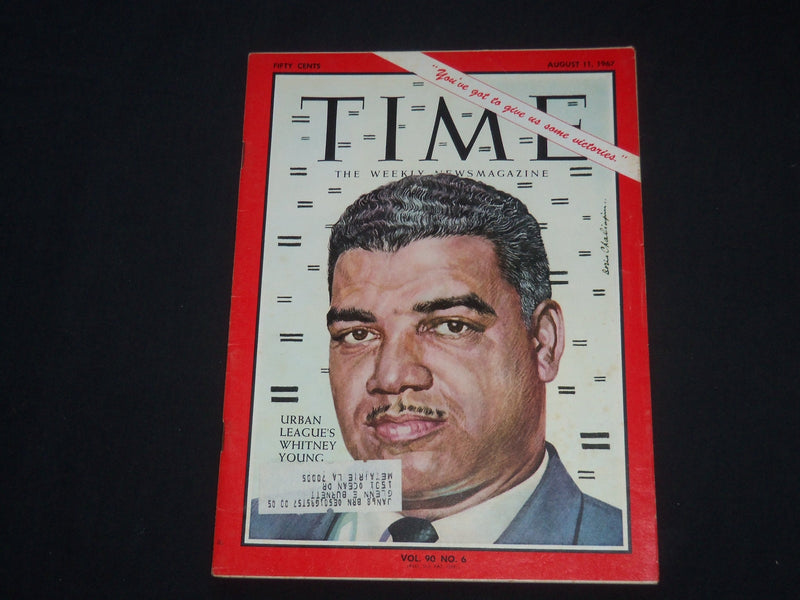 1967 AUGUST 11 TIME MAGAZINE - WHITNEY M. YOUNG JR. - T 2025