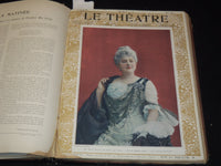 1902 JANUARY-JUNE LE THEATRE MAGAZINE BOUND VOLUME - 12 ISSUES - KD 2657C