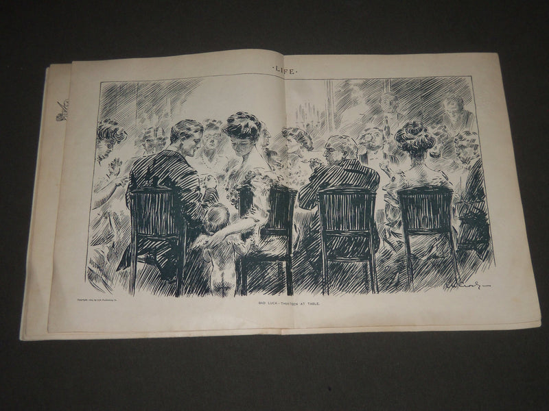 1904 JULY 21 LIFE MAGAZINE - CHARLES DANA GIBSON COVER - ST 414A